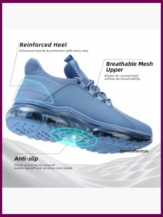 Air Cushion Running Shoes Breathable Non Slip Athletic Sneakers Soft Sole main image 4